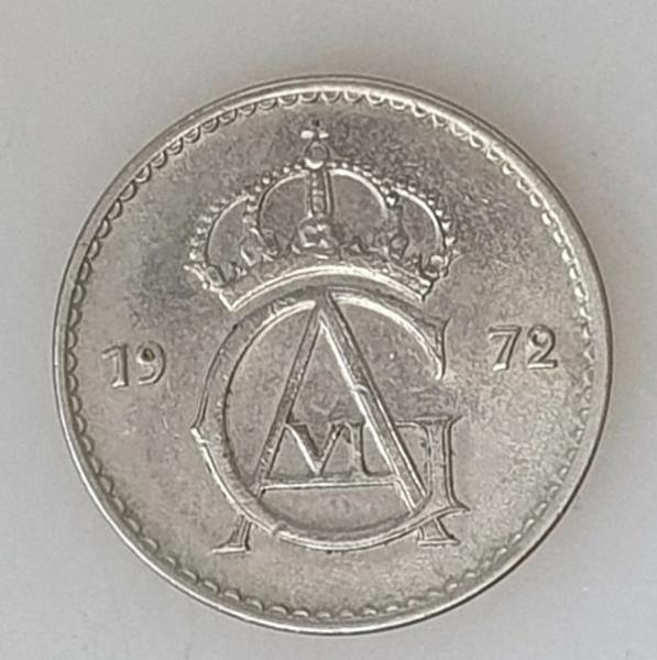 50 Öre 1972, Schweden CuNi