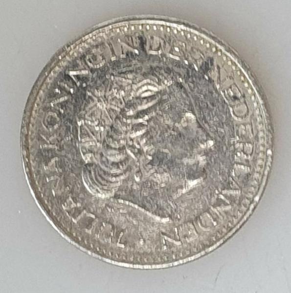 1 Gulden - Juliana, Niederlande, Kursmünze aus dem Jahr 1980