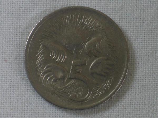 5 Cents 1970, Australien aus CuNi