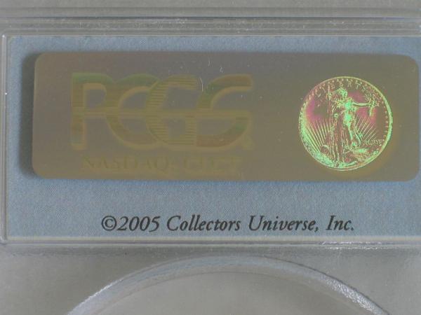 25 $ Dollar "Gold Eagle" First Strike, USA 2005, 1/2 oz Feingold, MS69, PCGS 89978