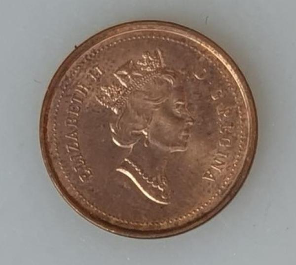 1 Cent, Kanada, Kursmünze aus dem Jahr 1997