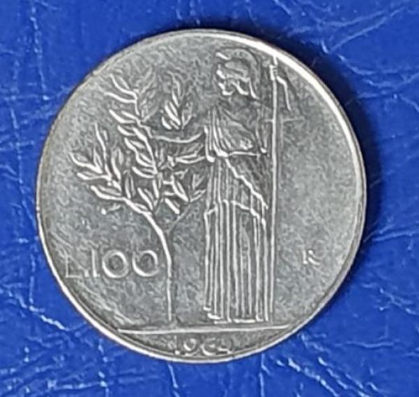 100 Lire, Italien, Kursmuenze aus dem Jahr 1969