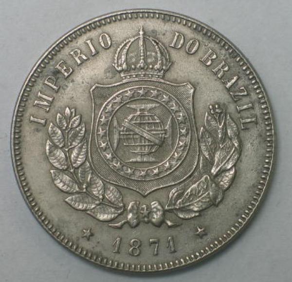 200 Reis 1871, Brasilien