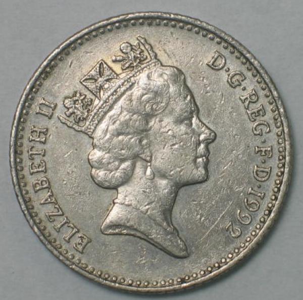 10 Pence 1992 Großbritannien - Elisabeth II-