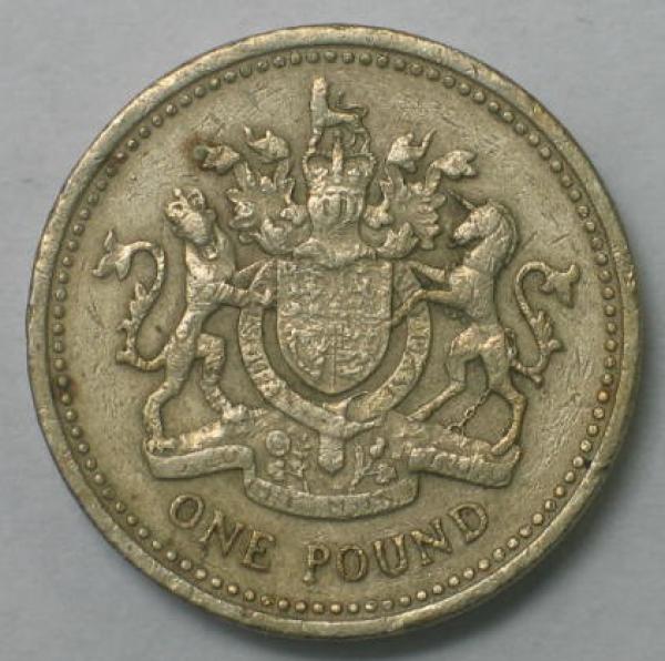 1 Pfund (One Pound) 1983 -Elisabeth II-, Großbritannien