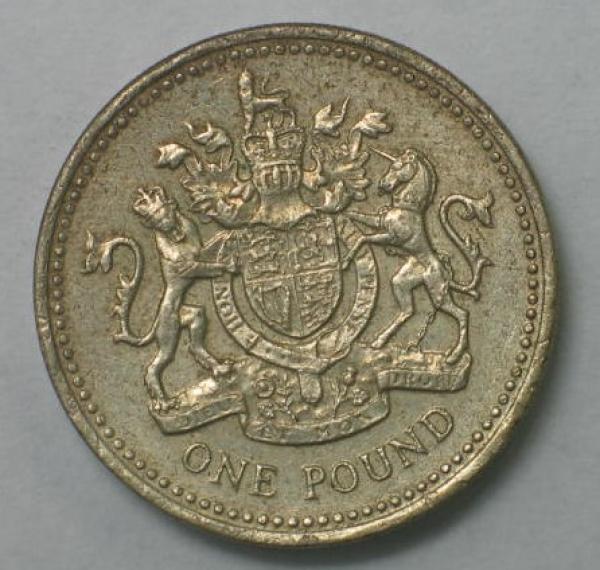 1 Pfund (One Pound) 1993 -Elisabeth II-, Großbritannien