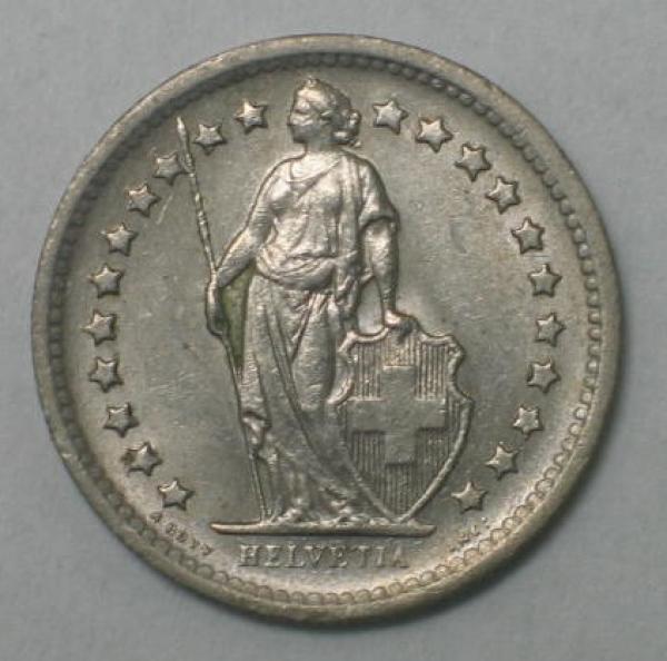 1/2 Franken 1969, Schweiz