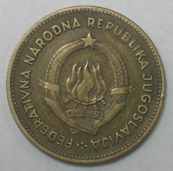 50 Dinar 1955, Jugoslawien