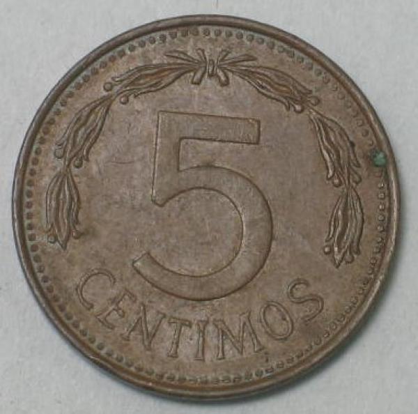5 Centimos 1974, Venezuela