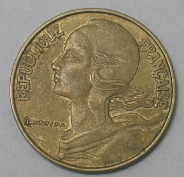 20 Centimes 1969, Frankreich