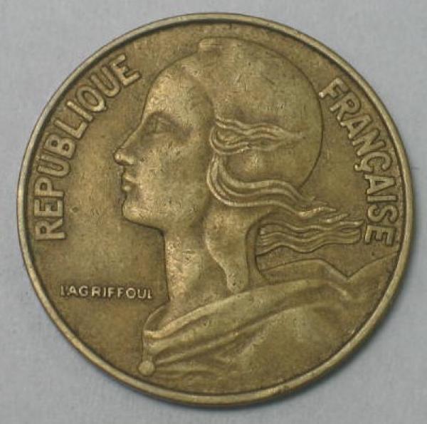 20 Centimes 1962, Frankreich