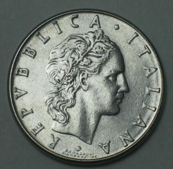 50 Lire 1976, Italien