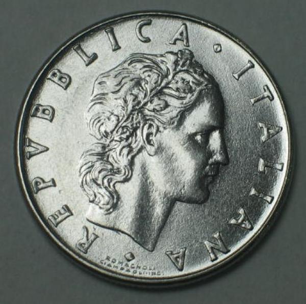 50 Lire 1976, Italien