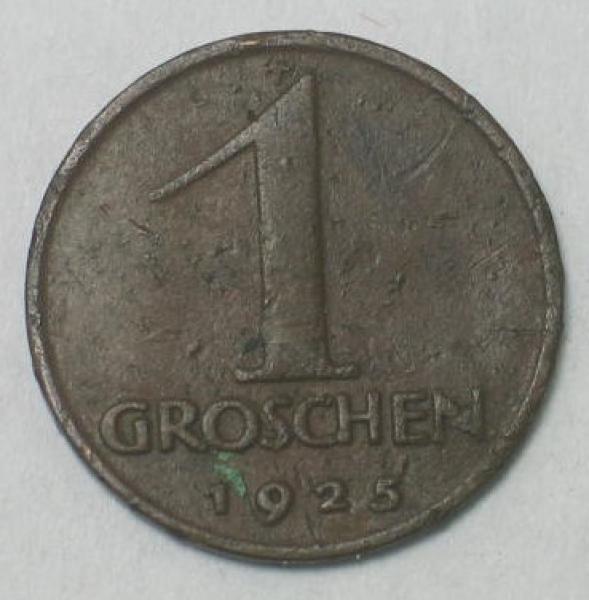 1 Groschen 1925, Österreich