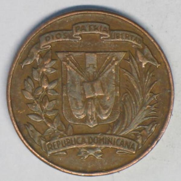 1 Centavo 1957, Dominikanische Republik