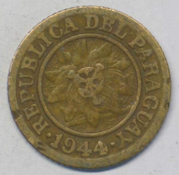 5 Centimos 1944, Paraguay