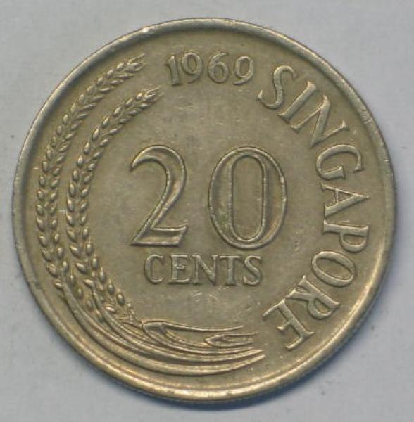 20 Cents 1969, Singapur