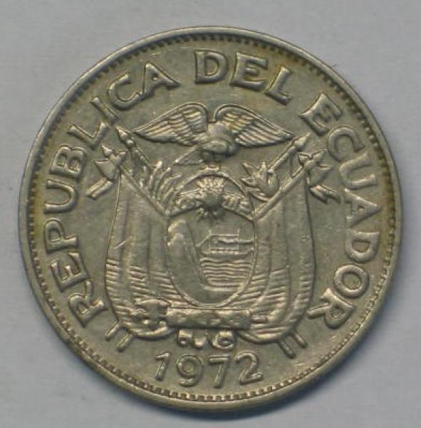 20 Centavos 1972, Ecuador