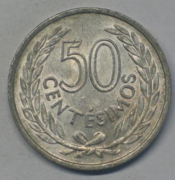 50 Centesimos 1965, Uruguay