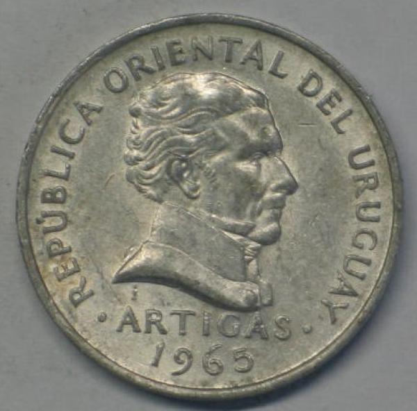 50 Centesimos 1965, Uruguay