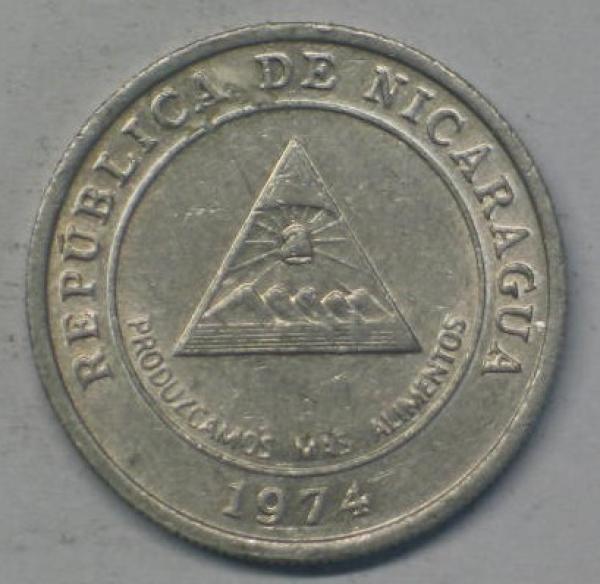 5 Centavos 1974, Nicaragua