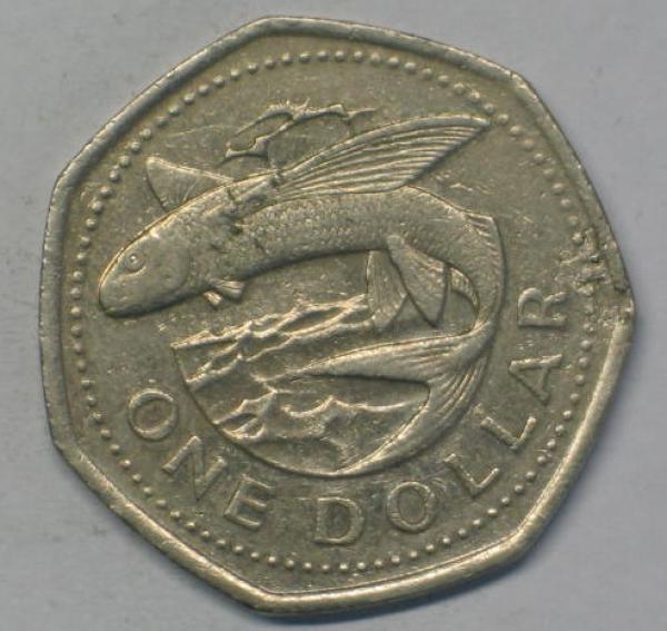 1 Dollar 1998, Barbados