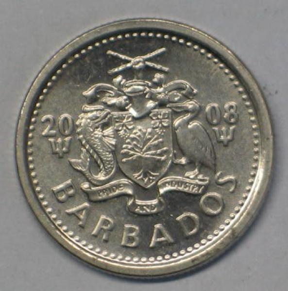 10 Cents 2008, Barbados