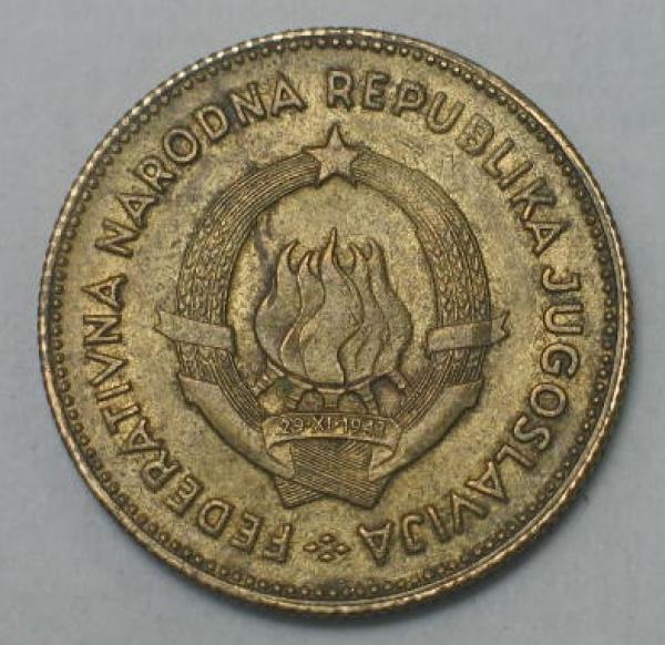 50 Dinar 1955, Jugoslawien