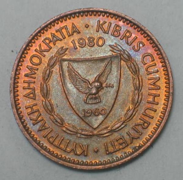 5 Mils 1980, Zypern