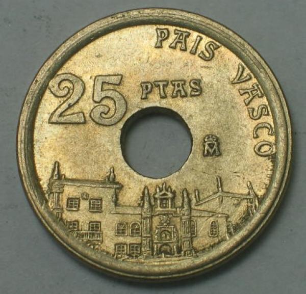 25 Pesetas 1993, Spanien -Baskenland-