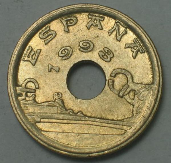 25 Pesetas 1993, Spanien -Baskenland-