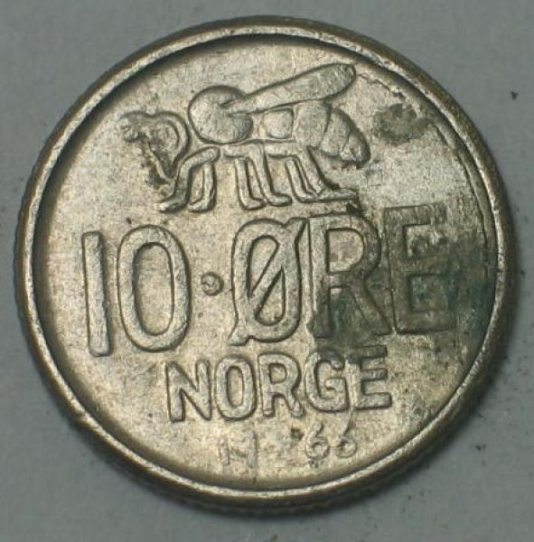 10 Öre 1966, Norwegen