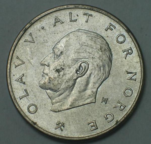 1 Krone -Olav V.- 1976, Norwegen