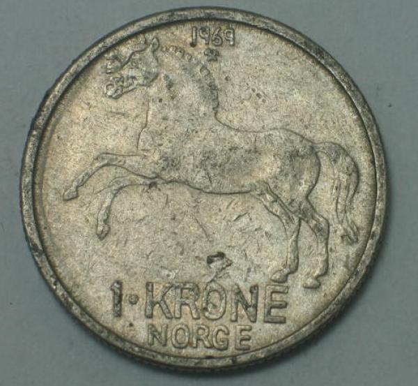 1 Krone -Olav V.- 1969, Norwegen
