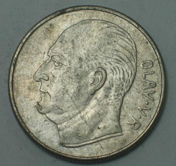 1 Krone -Olav V.- 1972, Norwegen