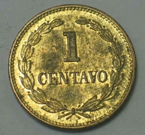 1 Centavo 1977, El Salvador