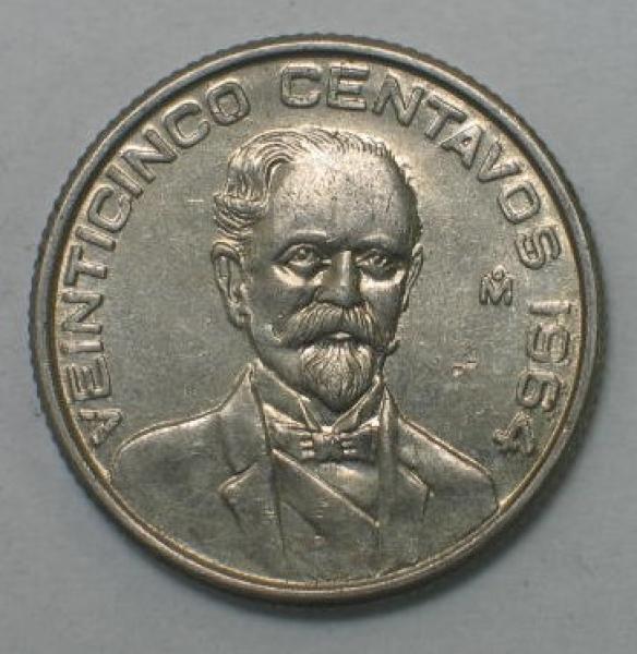 25 Centavos 1964, Mexiko