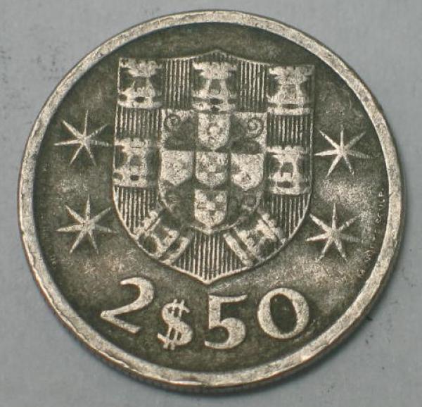 2,5 Escudos 1965, Portugal