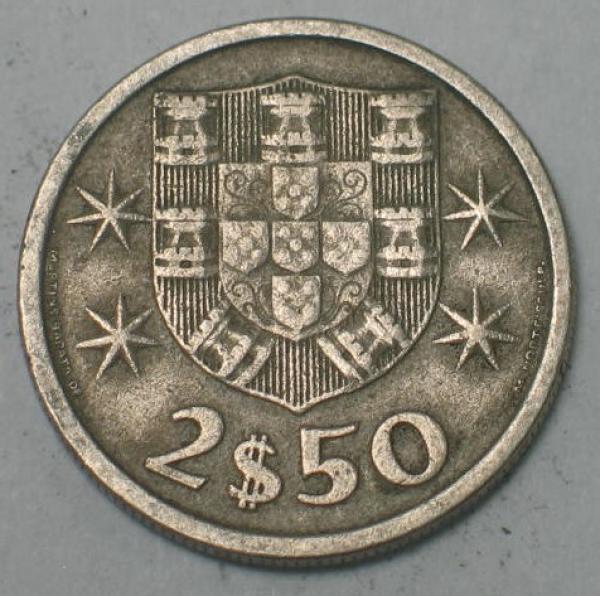 2,5 Escudos 1964, Portugal
