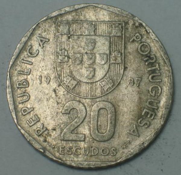 20 Escudos 1987, Portugal