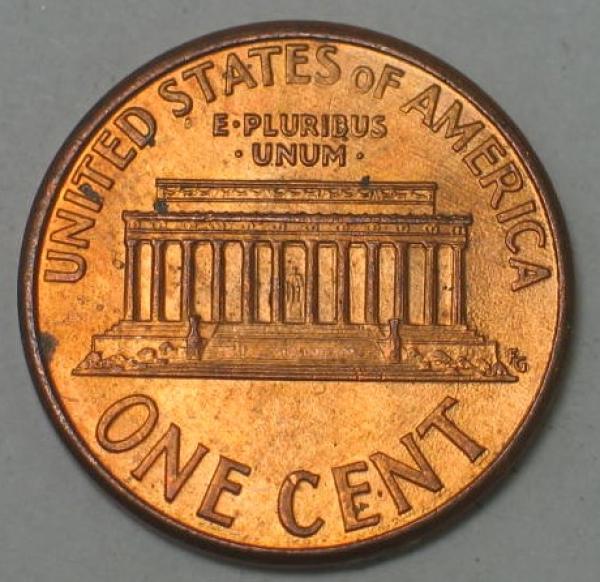 1 Cent "Lincoln Memorial Cent" ab 1959 bis 2008, USA