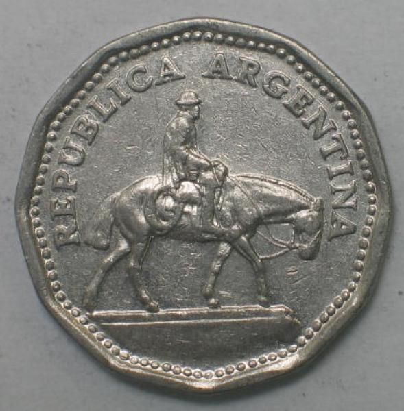10 Pesos 1963, Argentinien