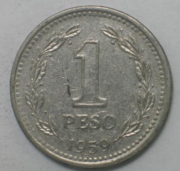 1 Peso 1959, Argentinien
