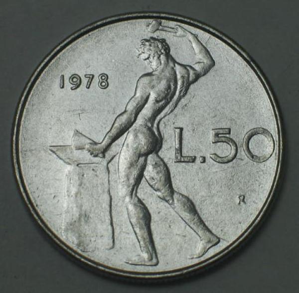 50 Lire 1966, Italien
