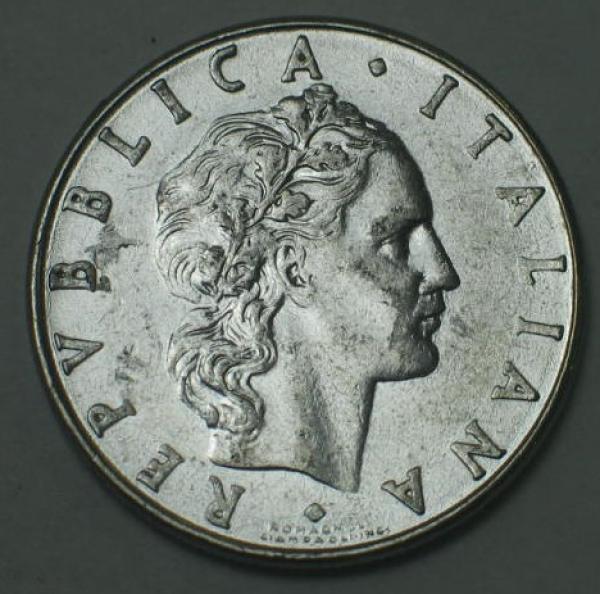 50 Lire 1966, Italien