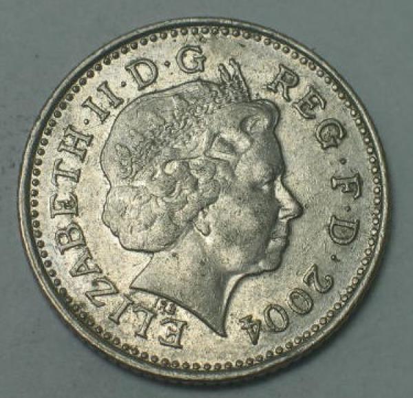 10 Pence 2004 Großbritannien - Elisabeth II-  1998-2008