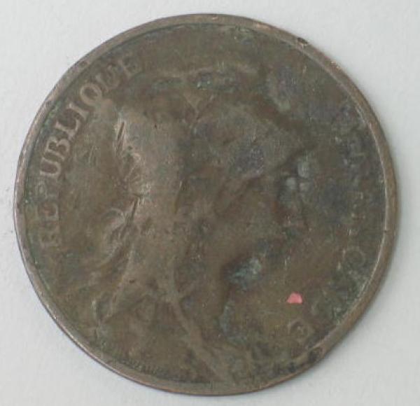 5 Centimes 1917, Frankreich