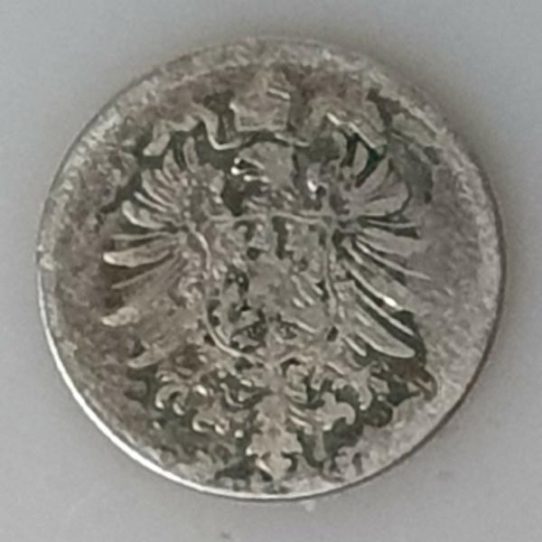 1 Mark 1881 Kaiserreich, Deutschland, 900er Silber