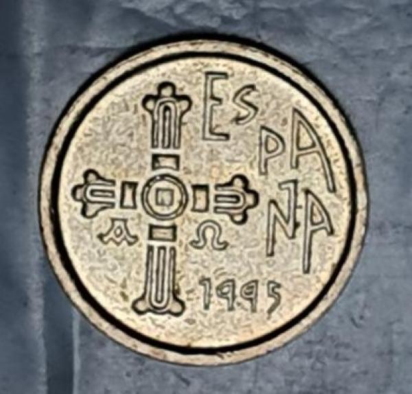 5 Pesetas 1995 Asturien, Spanien