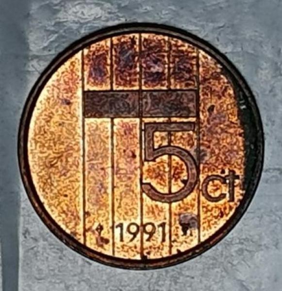 5 Cent 1991 Königin Beatrix, Niederlande